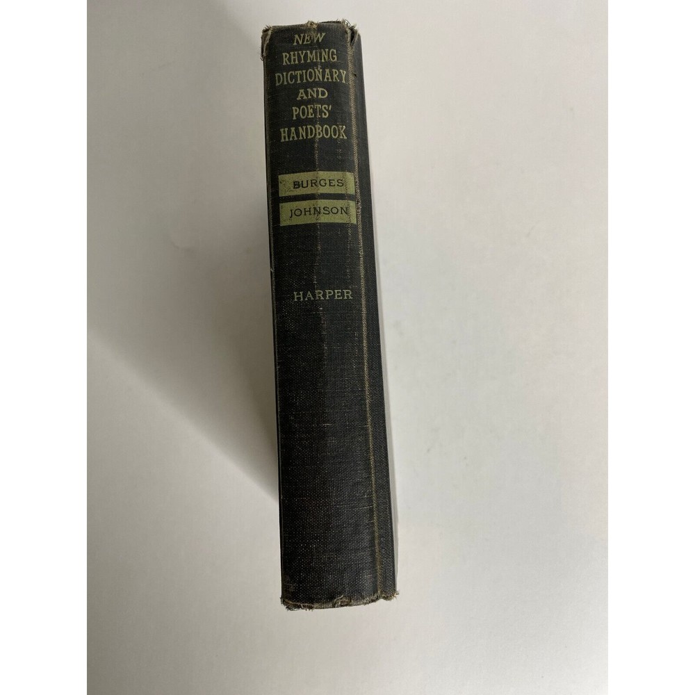 New Rhyming Dictionary and Poets' Handbook 1931